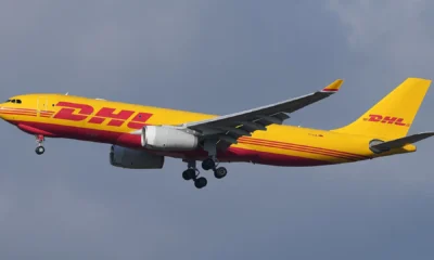 Un avión de DHL