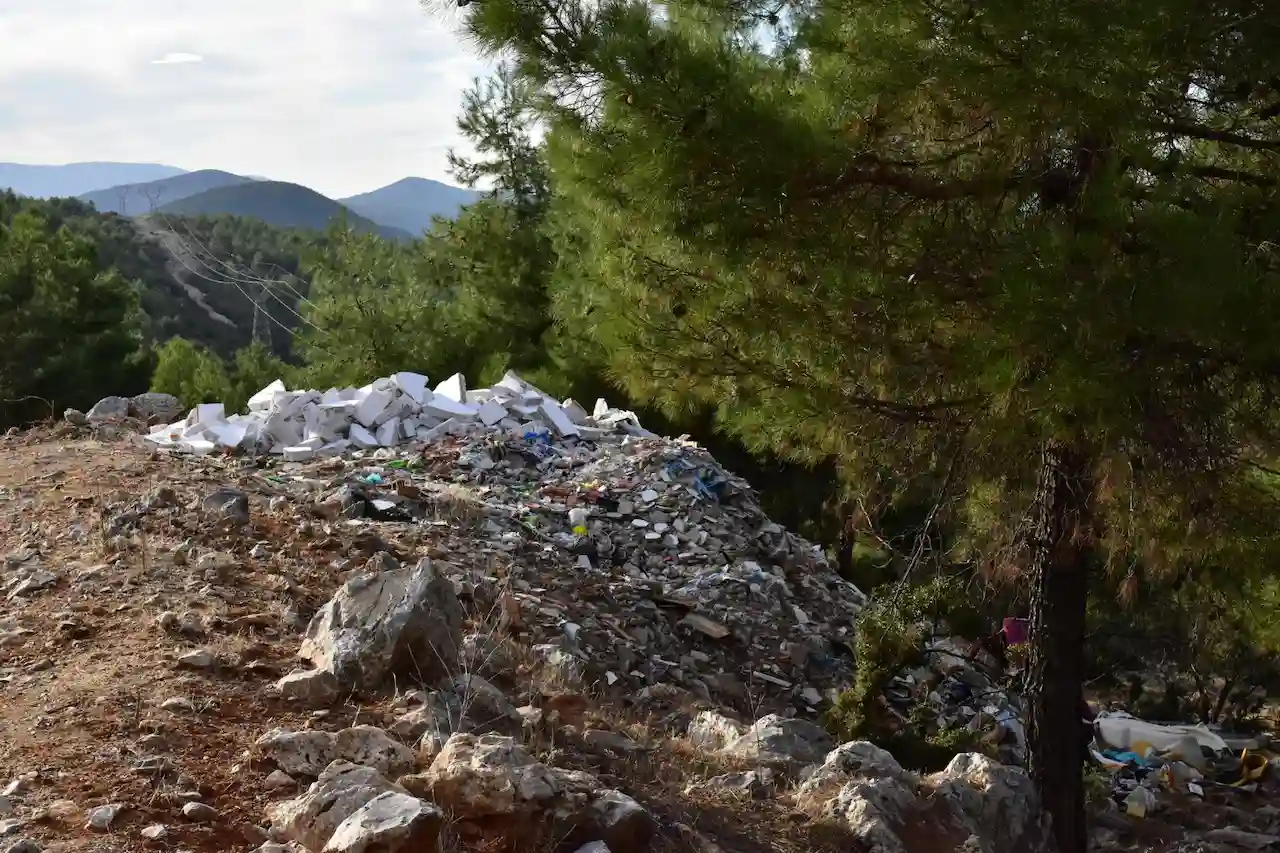 basura en los Picos de Europa