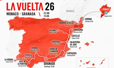 el mapa de la vuelta 2026