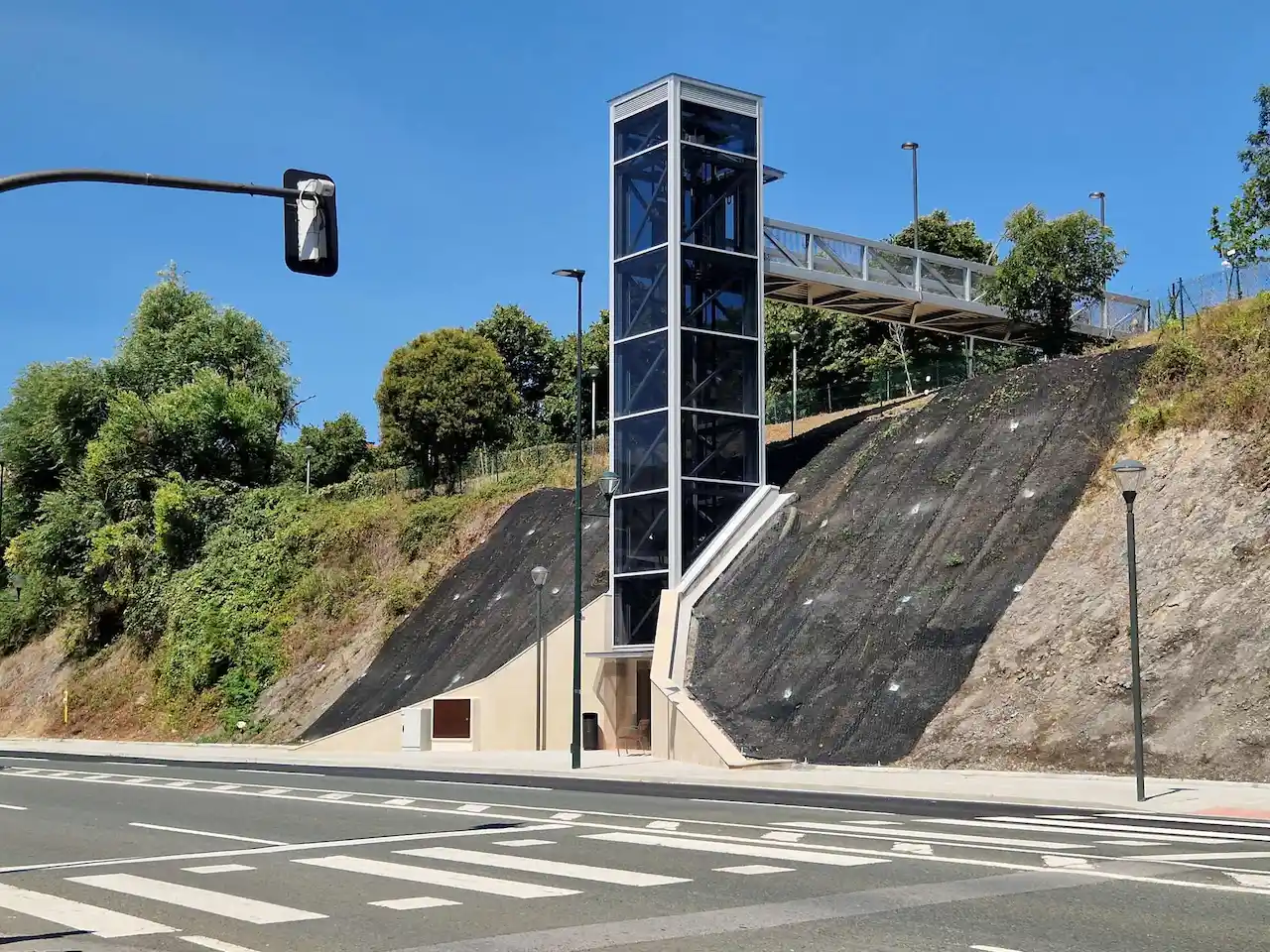 el nuevo ascensor de Bilbao