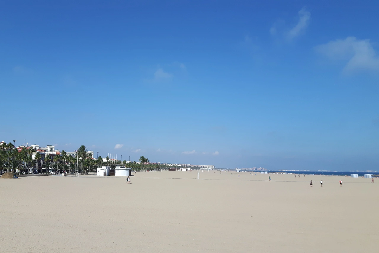 la playa de la malvarrosa