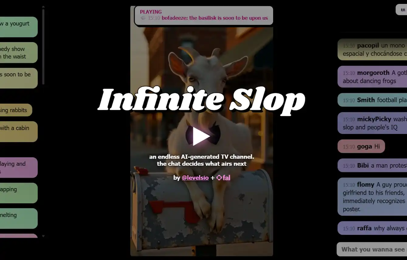 portada de infinite slop