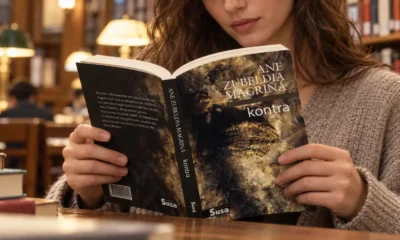 Ane Zubeldia leyendo kontra