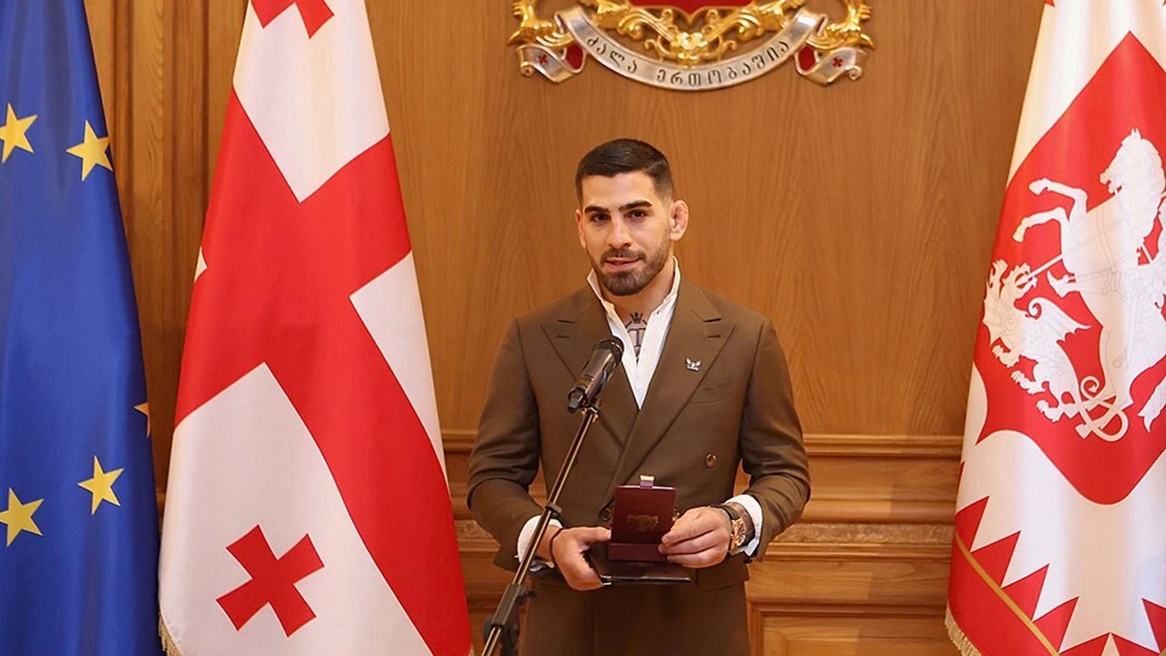 Ilia Topuria tras reaparecer en Georgia
