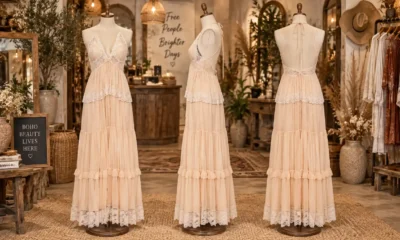 Inés de Ramón vestido rosa