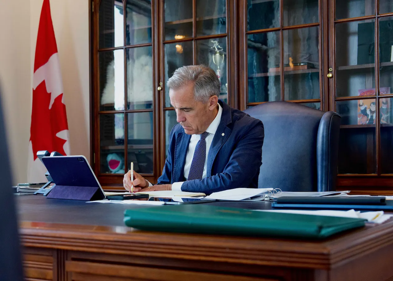 Mark Carney retrato oficial