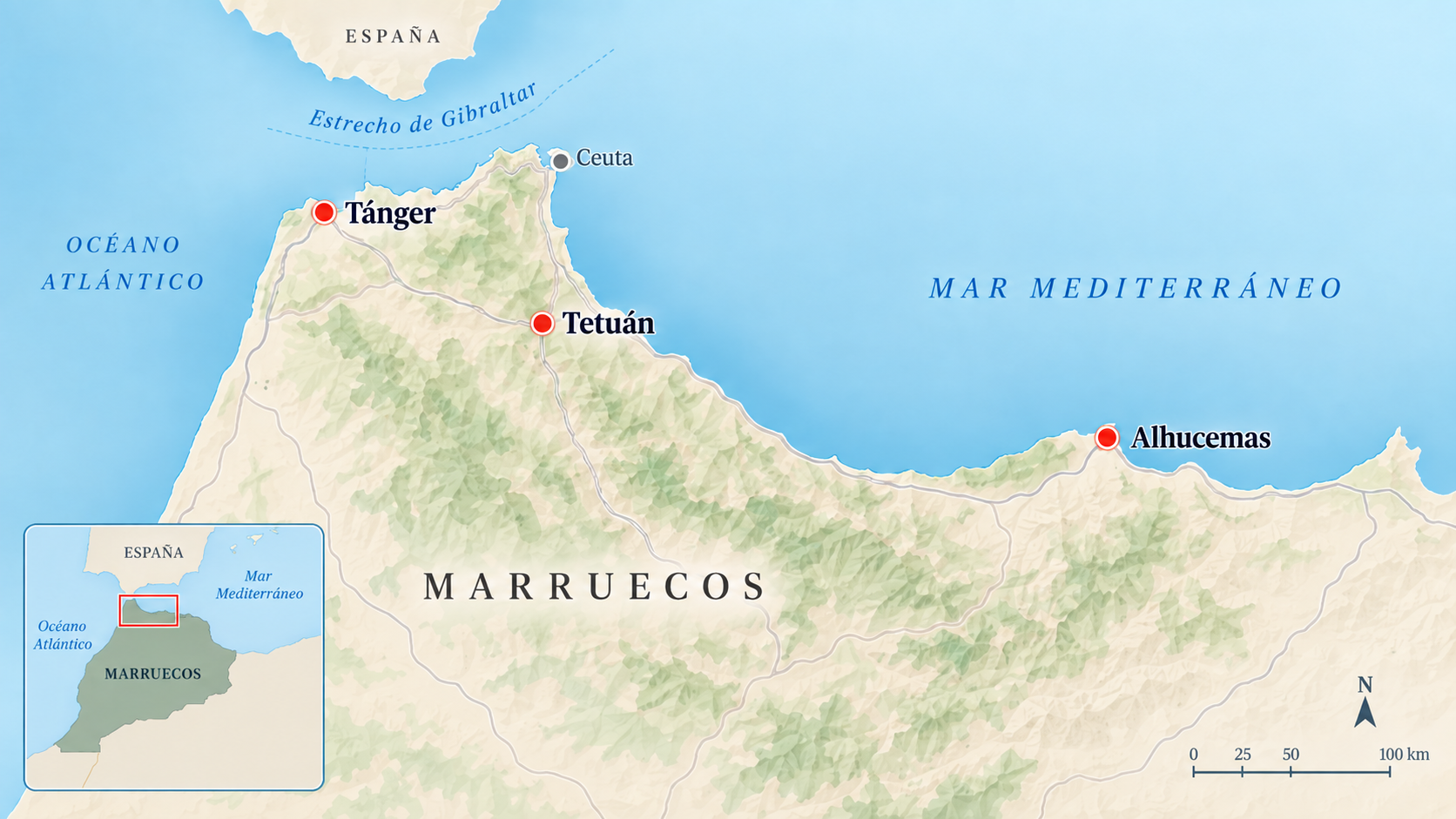 Tánger, Tetuán y Alhucemas