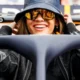 Trinity Rodman en un coche de F1