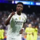 Vinícius despues de un gol