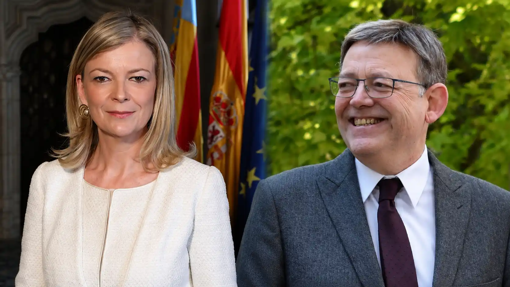 Ximo Puig y Gabriela Bravo