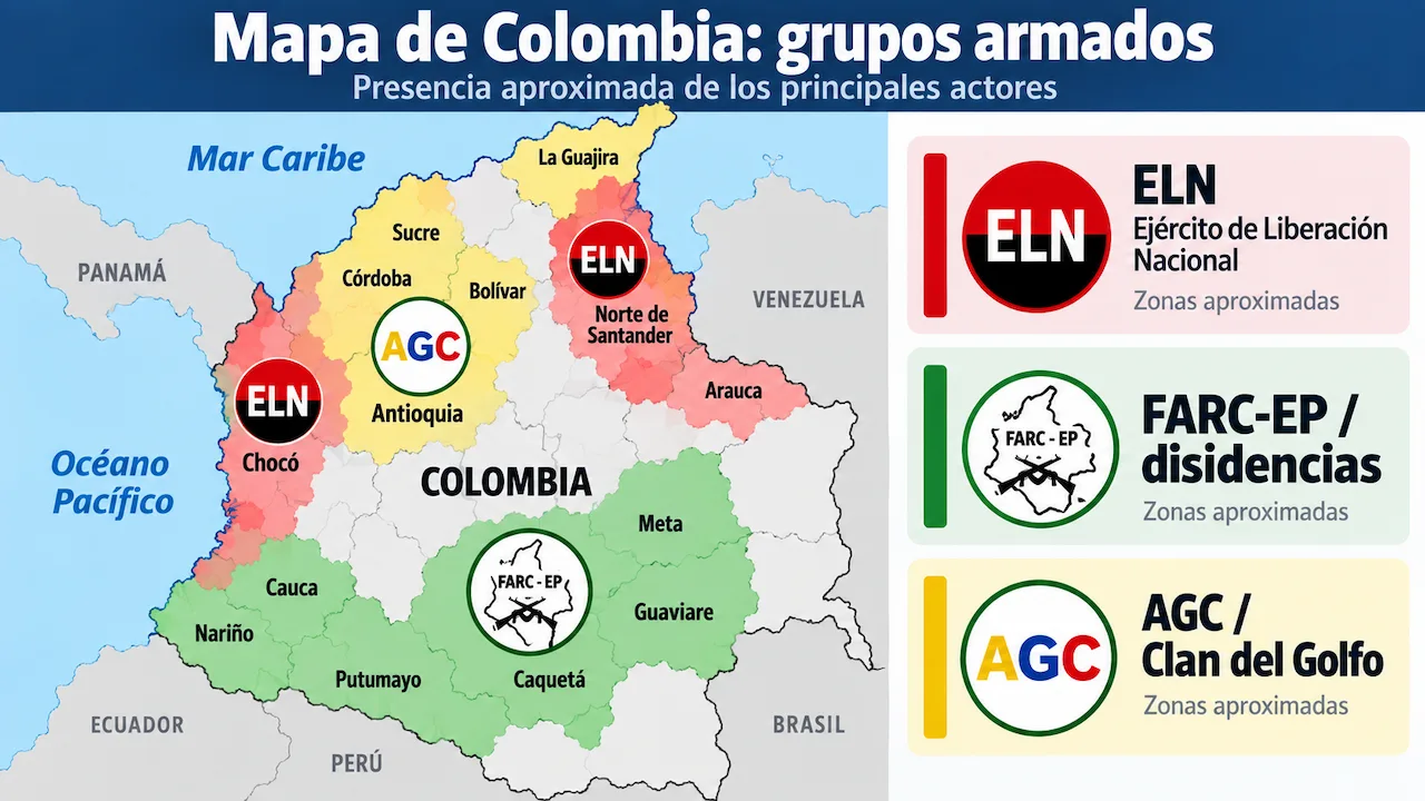 bandas criminales en colombia 2026