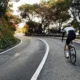corredor de la vuelta en curva