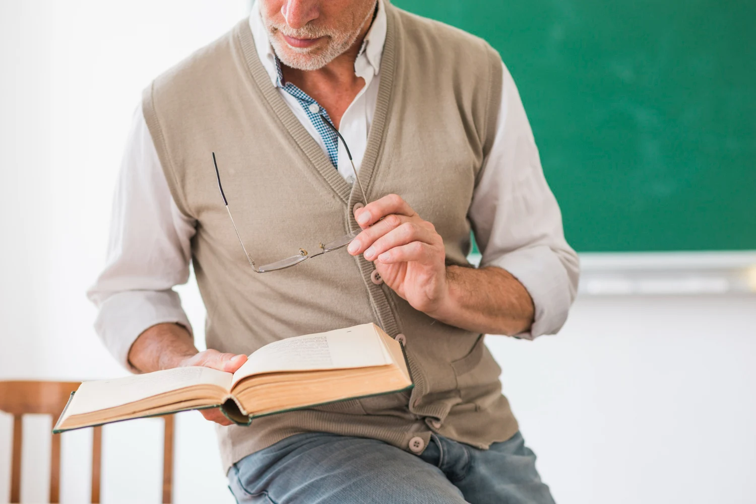 docente español en su clase
