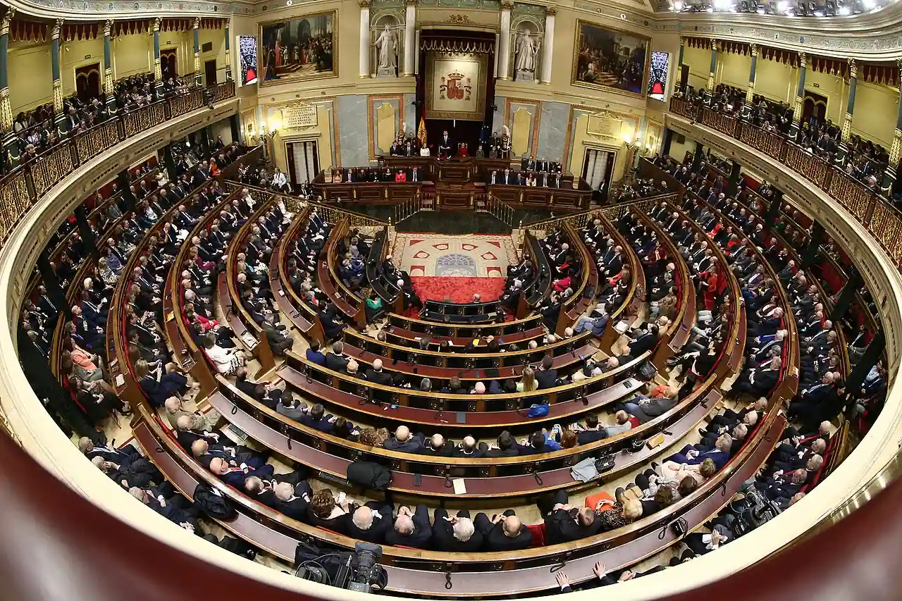 el Congreso votando los presupuestos