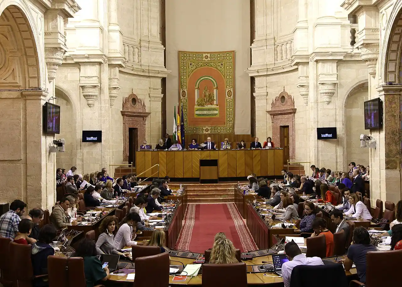 el Parlamento andaluz
