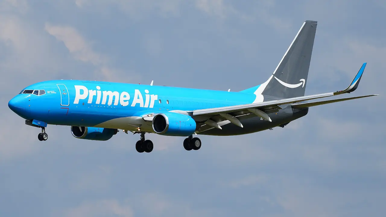 el avión de Amazon