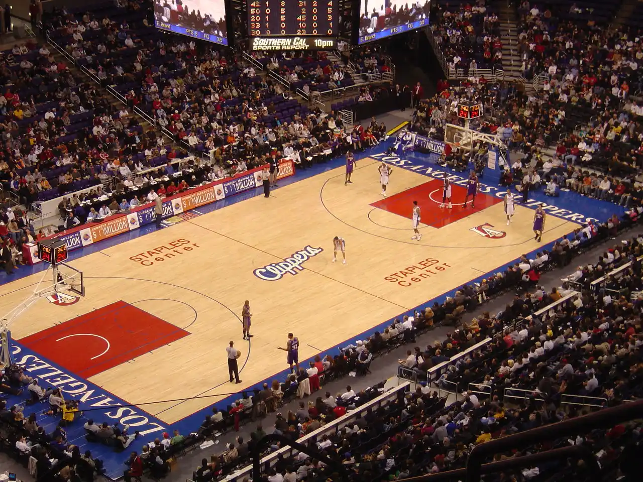 el campo de los LA Clippers