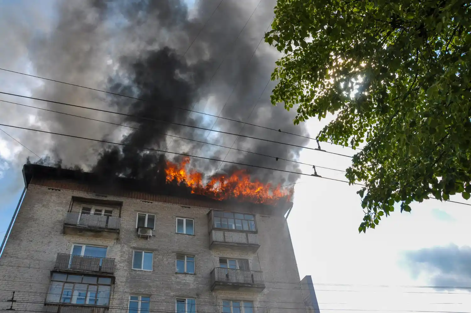 el incendio de Bukavu