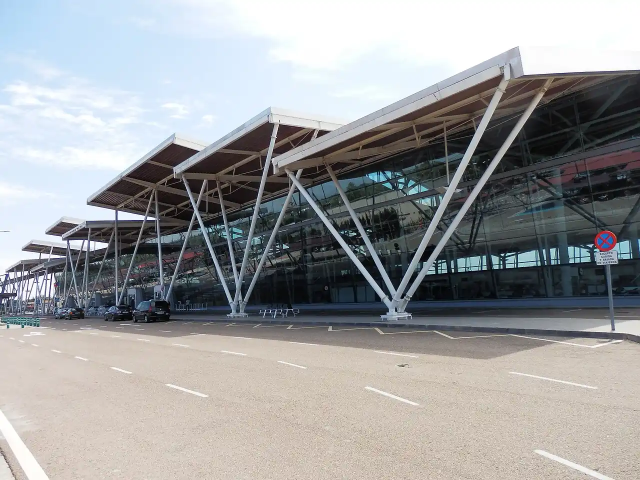 en el aeropuerto de Zaragoza