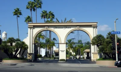 la entrada de los estudios Paramount