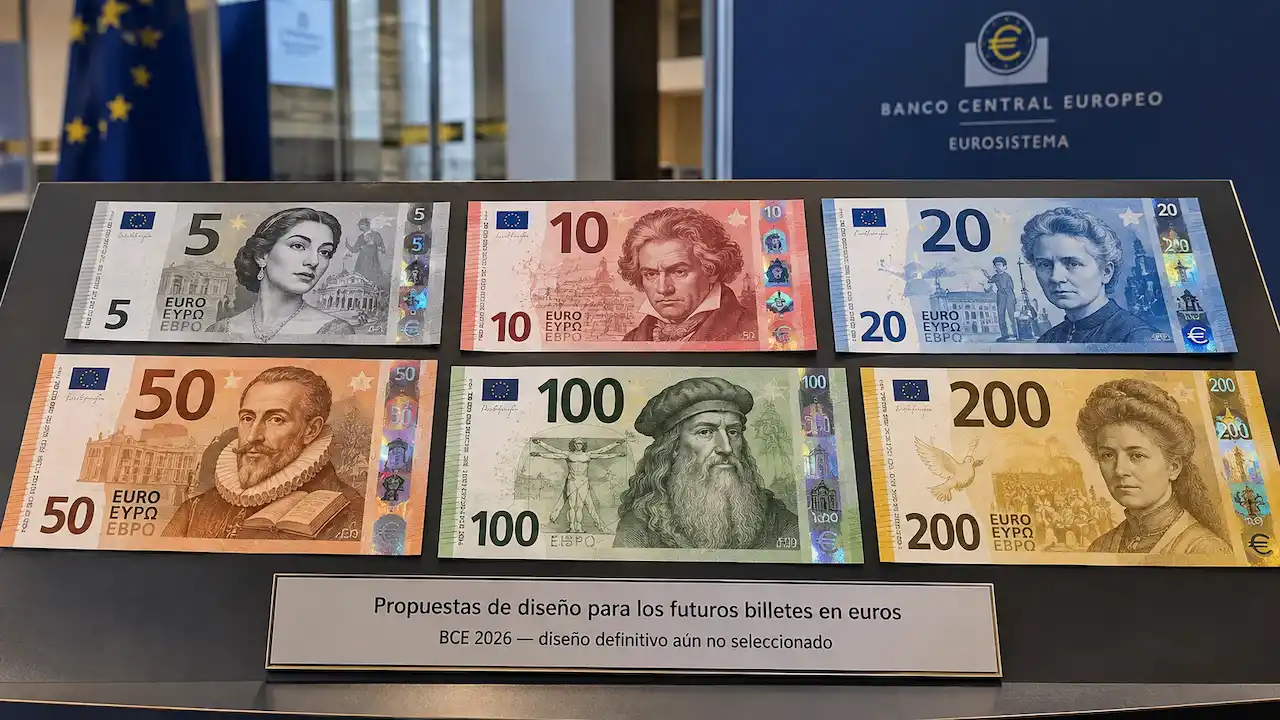 los nuevos billetes de euro