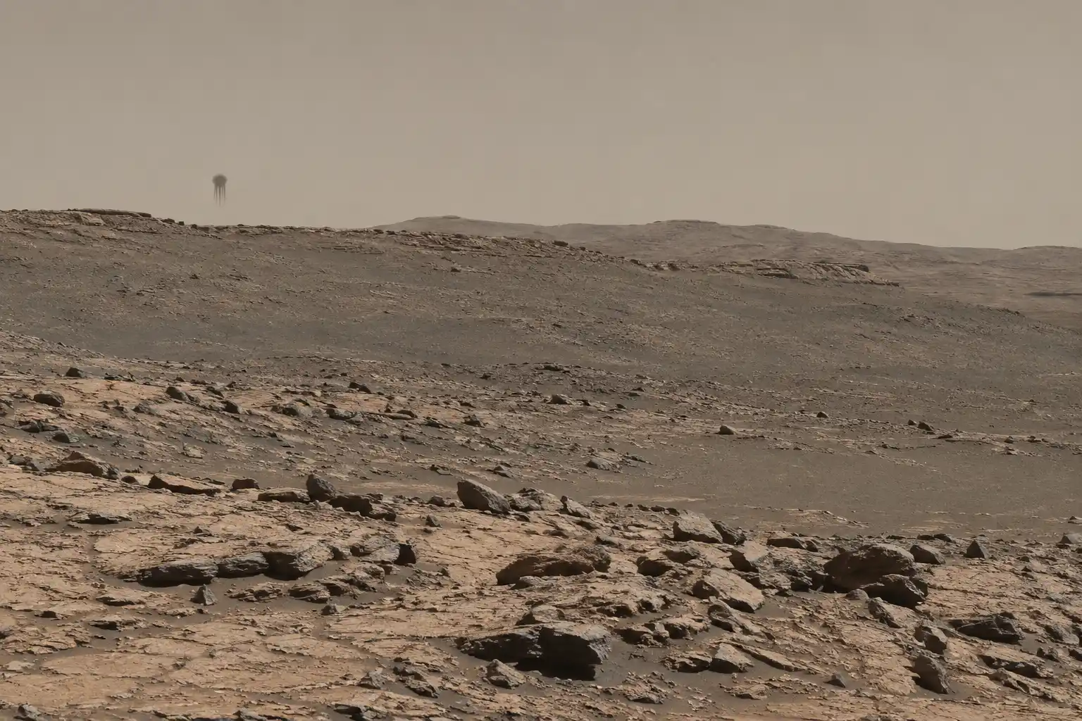 medusa de Marte captada por Curiosity