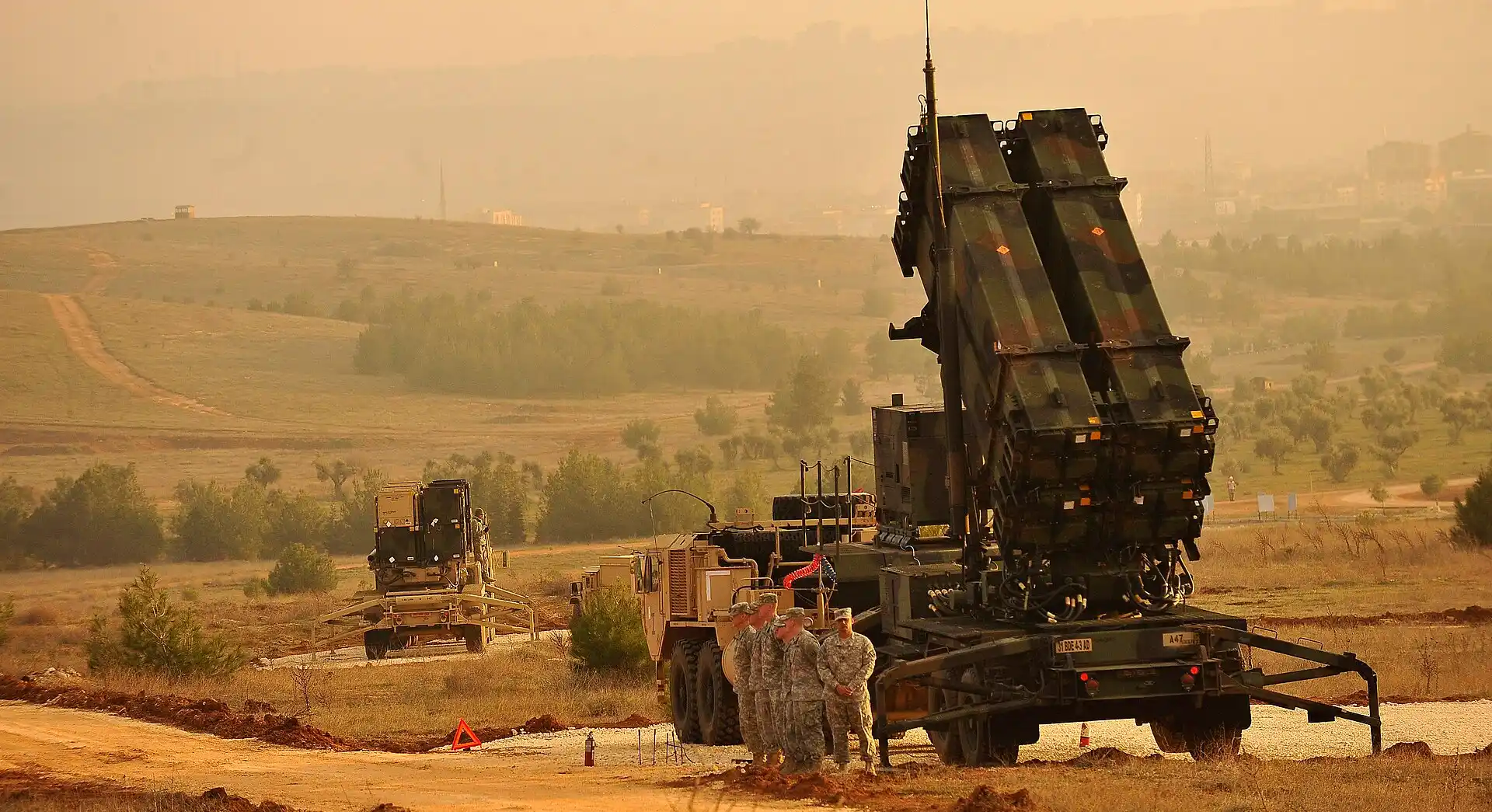 misiles Patriot listos para la guerra