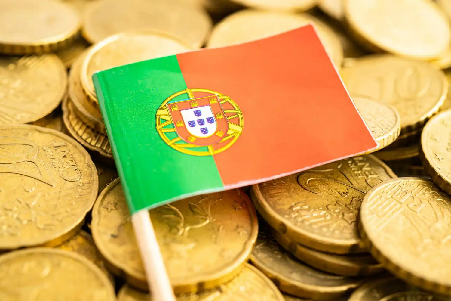 monedad bandera Portugal