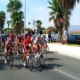 peloton de una etapa de la vuelta