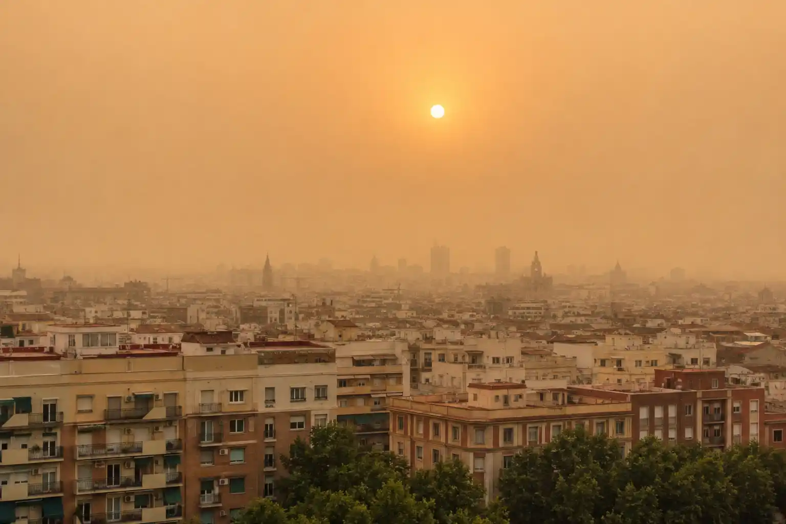 polvo sahariano en España