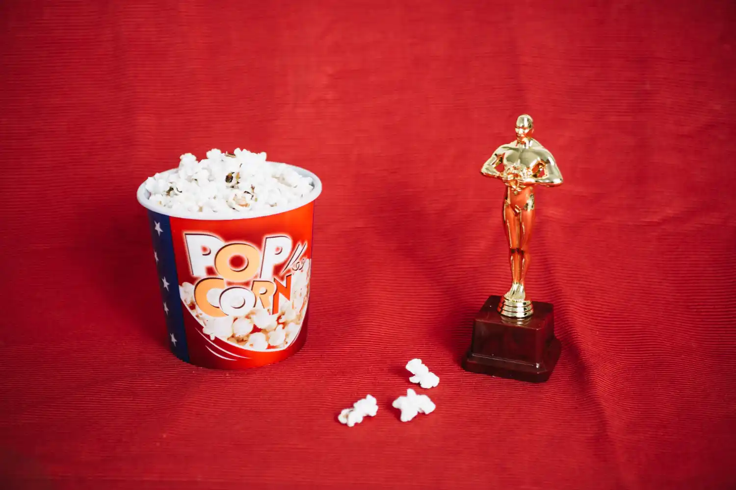 premio oscar con palomitas