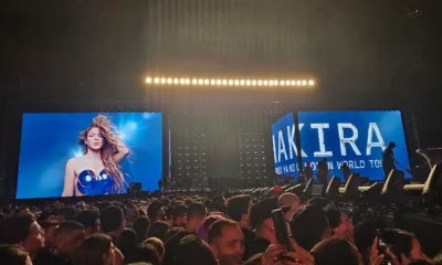 un escenario de un concierto de shakira