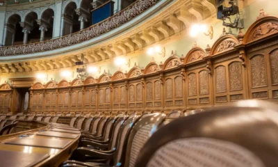 Delegados reunidos para debatir una resolución vinculante de la ONU en el Consejo de Seguridad