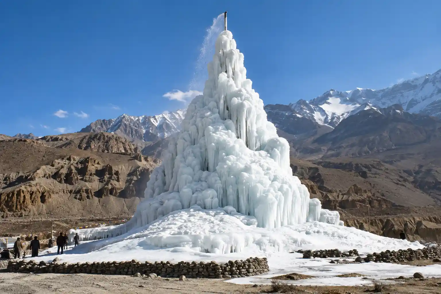 unos glaciares artificiales
