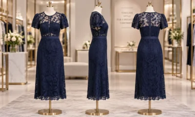 vestido azul de Leonor