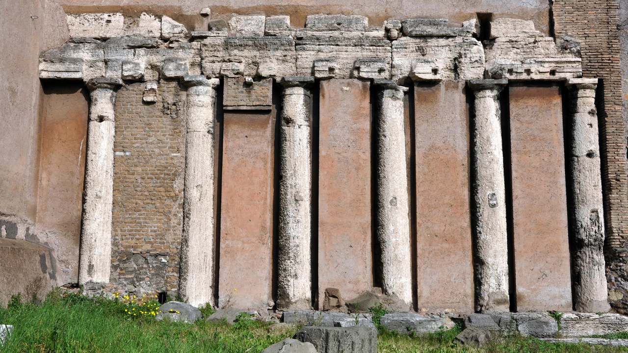 Detalles de la arquitectura romana antigua
