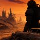 Las mejores builds de Fallout 4: soldado con Power Armor en el Yermo al atardecer
