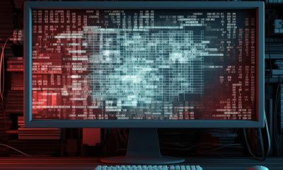 Un monitor de computadora retro que muestra gráficos defectu — ¿Por qué una inteligencia artificial encontró el fallo que amenaza el 70% de internet?